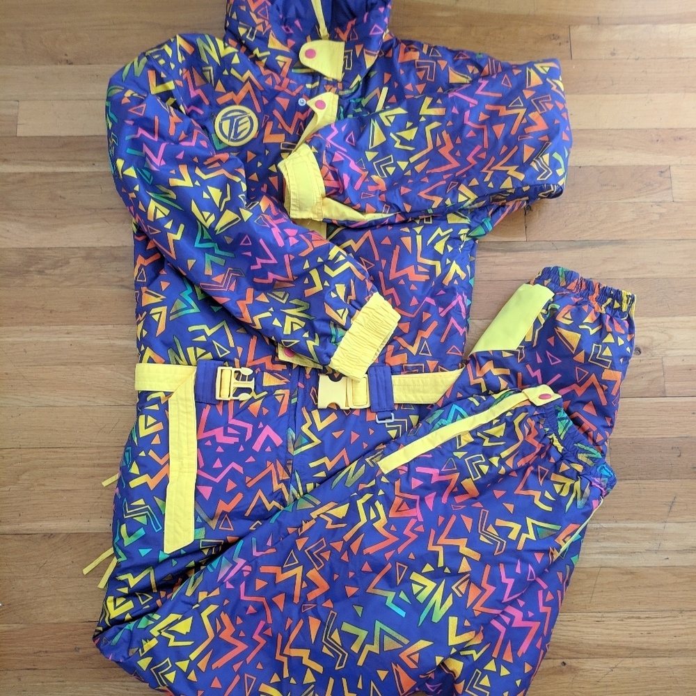 Tipsy elves retro 80s style ski suit